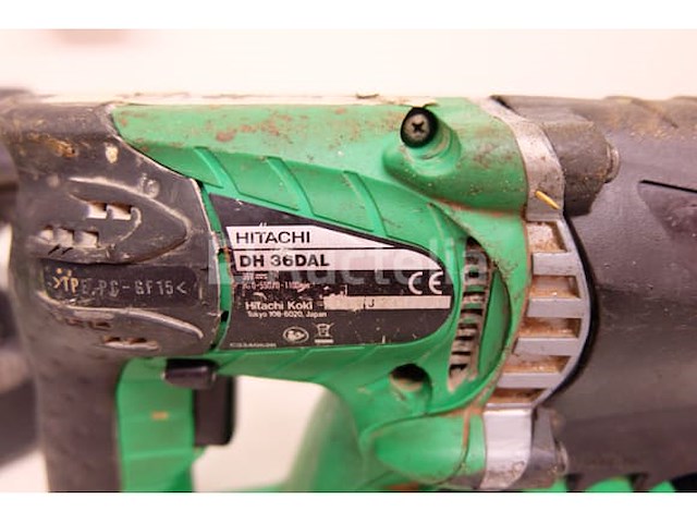 Hitachi batterij-aangedreven rotatiehamer dh36dal - afbeelding 7 van  9