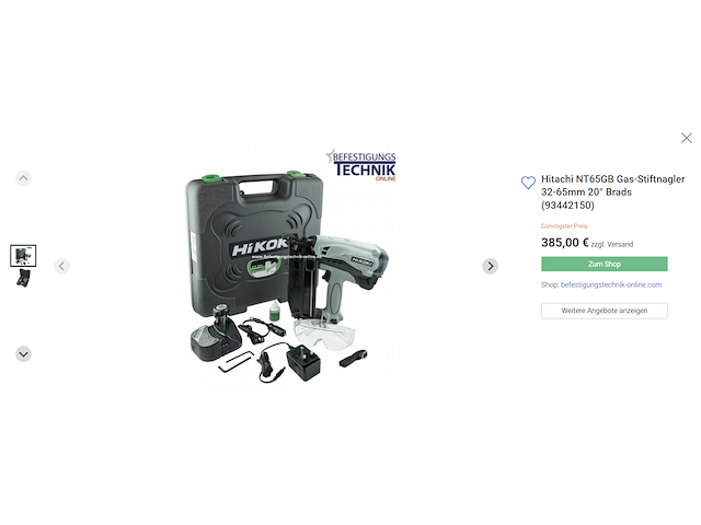 Hitachi betontacker nt65gb - afbeelding 12 van  12