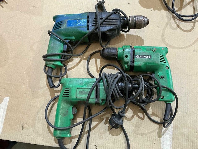 Hitachi boormachine (3x) - afbeelding 1 van  1