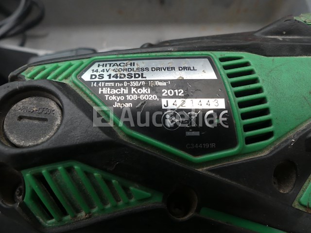 Hitachi boormachine op batterijen ds14dsdl - afbeelding 3 van  6