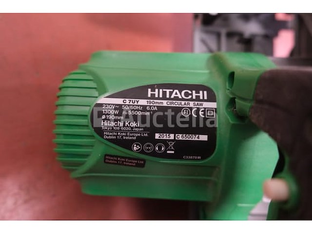 Hitachi c 7uy draagbare cirkelzaag - afbeelding 3 van  6