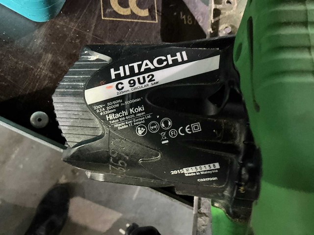 Hitachi c 9u2 + dh24pb3 afkortcirkelzaagmachine + boormachine (2x) - afbeelding 2 van  2