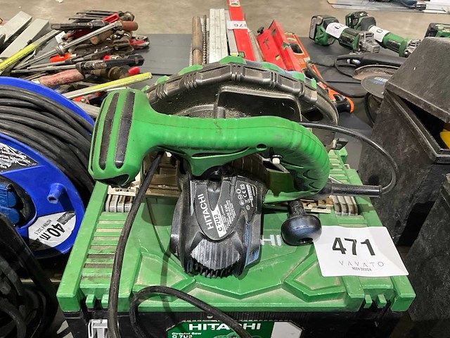 Hitachi c7u2 cirkelzaagmachine - afbeelding 2 van  3