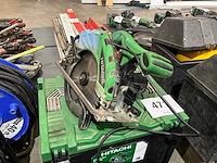Hitachi c7u2 cirkelzaagmachine - afbeelding 3 van  3
