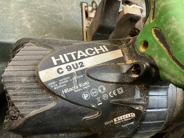 Hitachi c9u2 cirkelzaagmachine - afbeelding 5 van  9