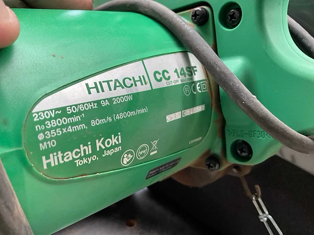 Hitachi cc 14sf metaalkapzaag - afbeelding 3 van  5