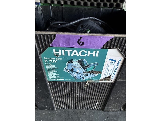 Hitachi cirkelzaag c7uy - afbeelding 3 van  4