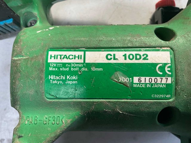 Hitachi cl 10d2 draadeindknipper (2x) - afbeelding 4 van  9