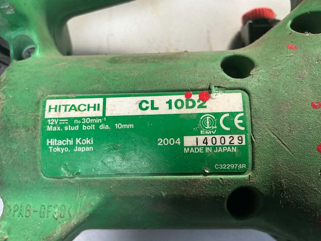 Hitachi cl 10d2 draadeindknipper (2x) - afbeelding 8 van  9