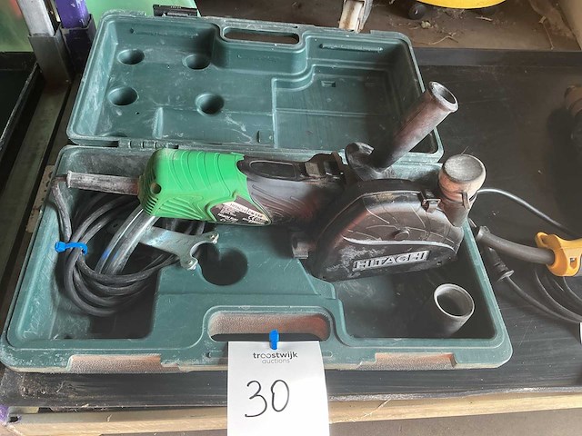 Hitachi cm 5sb haakse slijpmachine - afbeelding 1 van  2
