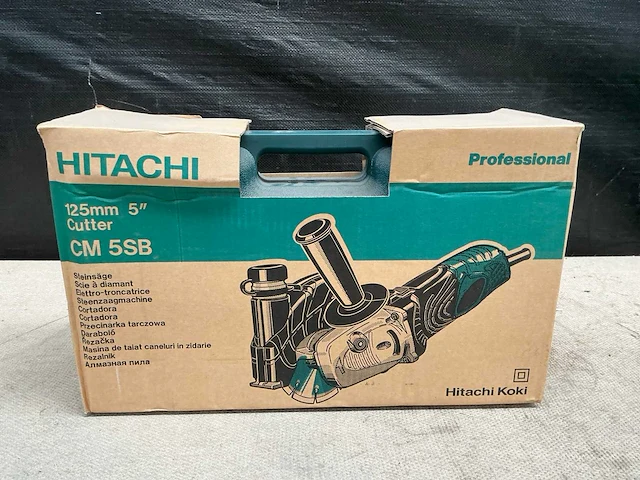 Hitachi cm 5sb steenzaagmachine - afbeelding 1 van  2