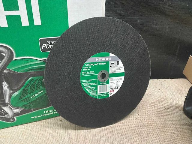 Hitachi cm 75epb betonzaag - afbeelding 8 van  8