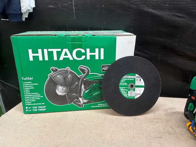 Hitachi cm 75epb betonzaag - afbeelding 7 van  8