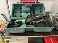 Hitachi cm 9sr haakse slijpmachine met afzuiging