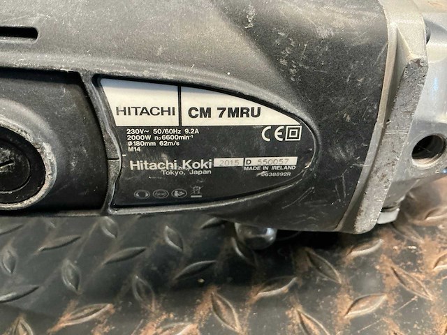 Hitachi cm7mru sleuvenfreesmachine - afbeelding 5 van  6