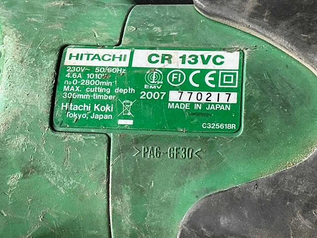Hitachi cr 13vc reciprozaag - afbeelding 2 van  3