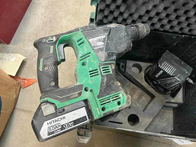 Hitachi dh 18dbl accu-breekhamer - afbeelding 2 van  4