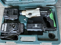 Hitachi dh 24 dvc + dh 28 pc accu boormachine + 230 v klop boormachine - afbeelding 2 van  4