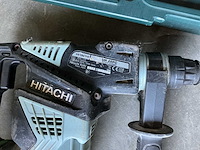Hitachi dh 24 dvc + dh 28 pc accu boormachine + 230 v klop boormachine - afbeelding 2 van  2