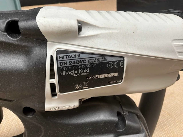 Hitachi dh 24dvc accu boormachine - afbeelding 5 van  5