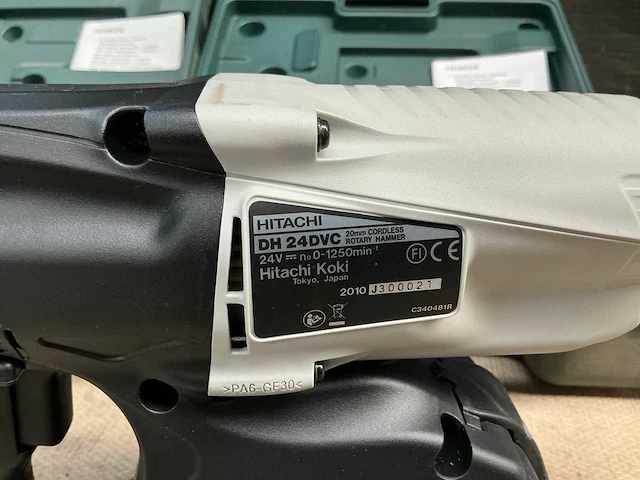 Hitachi dh 24dvc boorhamer (2x) - afbeelding 3 van  3