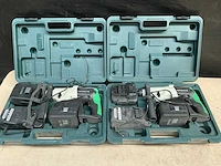 Hitachi dh 24dvc boorhamer (2x)