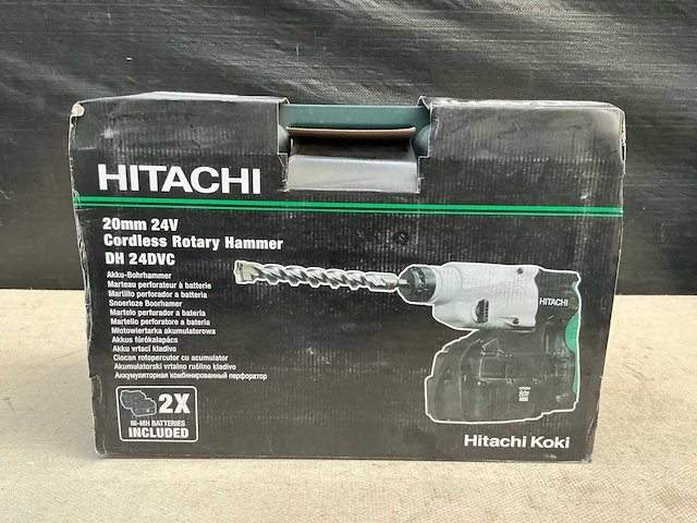 Hitachi dh 24dvc boorhamer - afbeelding 1 van  2