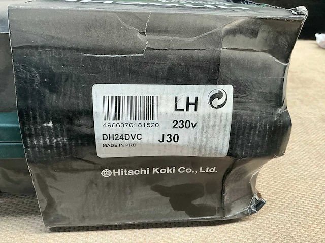Hitachi dh 24dvc boorhamer - afbeelding 2 van  2