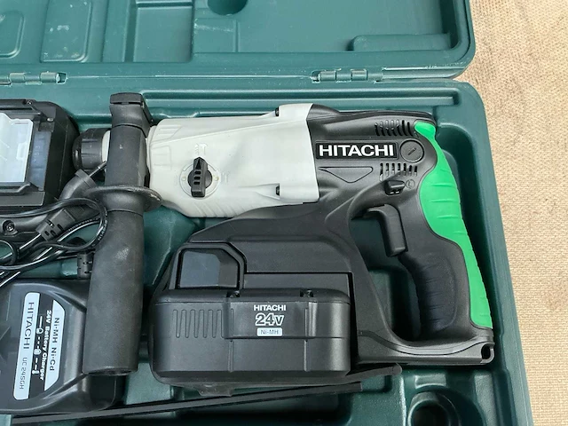 Hitachi dh 24dvc boorhamer - afbeelding 2 van  4