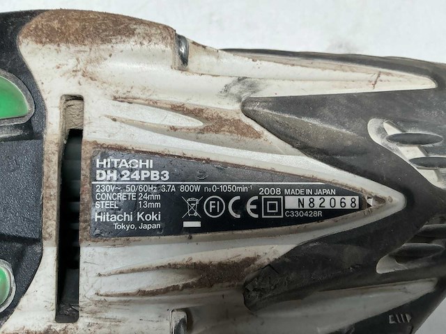 Hitachi dh 24pb3 boormachine - afbeelding 6 van  8