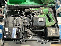 Hitachi dh 36 dl boormachine (2x) - afbeelding 2 van  3