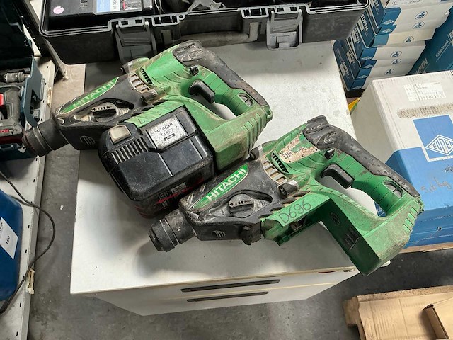 Hitachi dh 36 dl boormachine (2x) - afbeelding 3 van  3