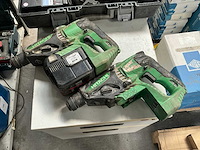 Hitachi dh 36 dl boormachine (2x) - afbeelding 3 van  3