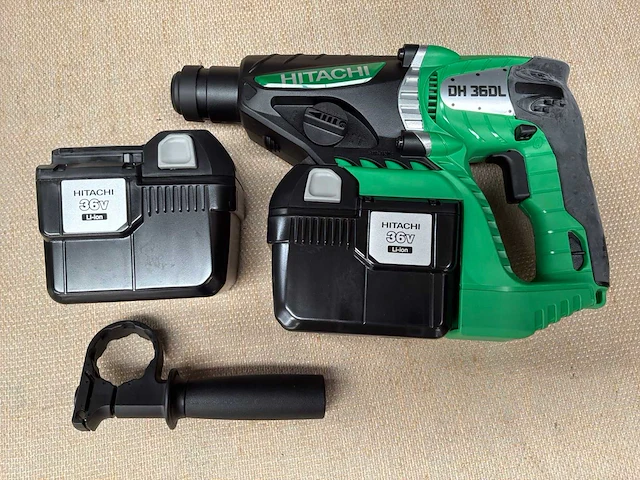 Hitachi dh 36dl accu boorhamer - afbeelding 1 van  3
