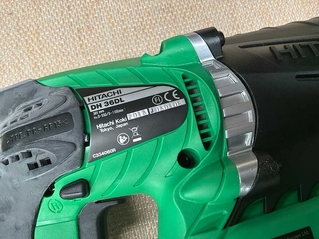 Hitachi dh 36dl accu boorhamer - afbeelding 2 van  3
