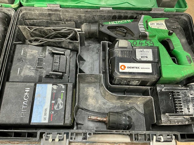 Hitachi dh 36dl accu boormachine (2x) - afbeelding 5 van  7