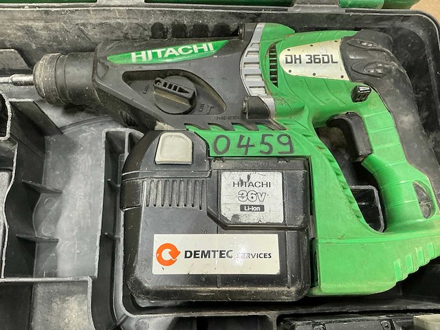 Hitachi dh 36dl accu boormachine (2x) - afbeelding 6 van  7