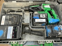 Hitachi dh 36dl accu boormachine (2x) - afbeelding 2 van  7