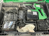 Hitachi dh 36dl accu boormachine (2x) - afbeelding 2 van  7