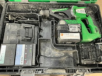 Hitachi dh 36dl accu boormachine (2x) - afbeelding 5 van  7