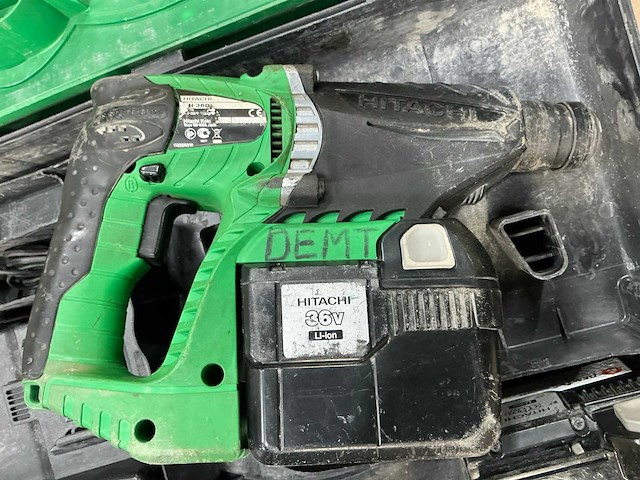 Hitachi dh 36dl accu boormachine (2x) - afbeelding 7 van  7