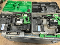 Hitachi dh 36dl accu boormachine (2x) - afbeelding 1 van  9