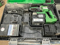 Hitachi dh 36dl accu boormachine (2x) - afbeelding 2 van  9