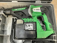 Hitachi dh 36dl accu boormachine - afbeelding 2 van  4