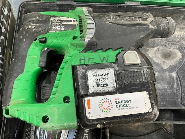Hitachi dh 36dl accu boormachine - afbeelding 3 van  4