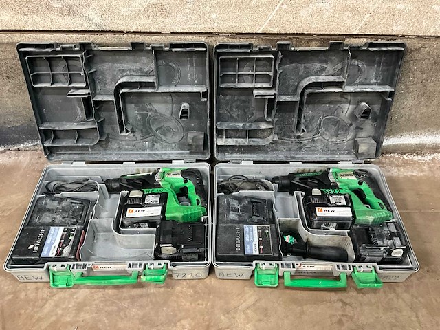 Hitachi dh 36dl boorhamer (2x) - afbeelding 1 van  7