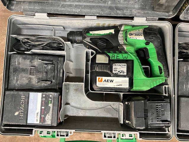 Hitachi dh 36dl boorhamer (2x) - afbeelding 3 van  7