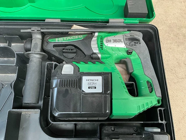 Hitachi dh 36dl boorhamer - afbeelding 2 van  4