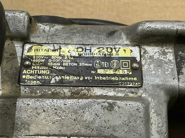 Hitachi dh20v boormachine - afbeelding 3 van  3