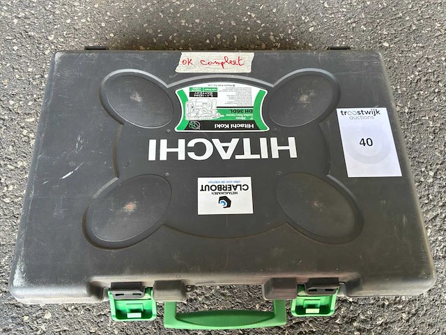 Hitachi dh36dl accu boorhamer - afbeelding 1 van  1